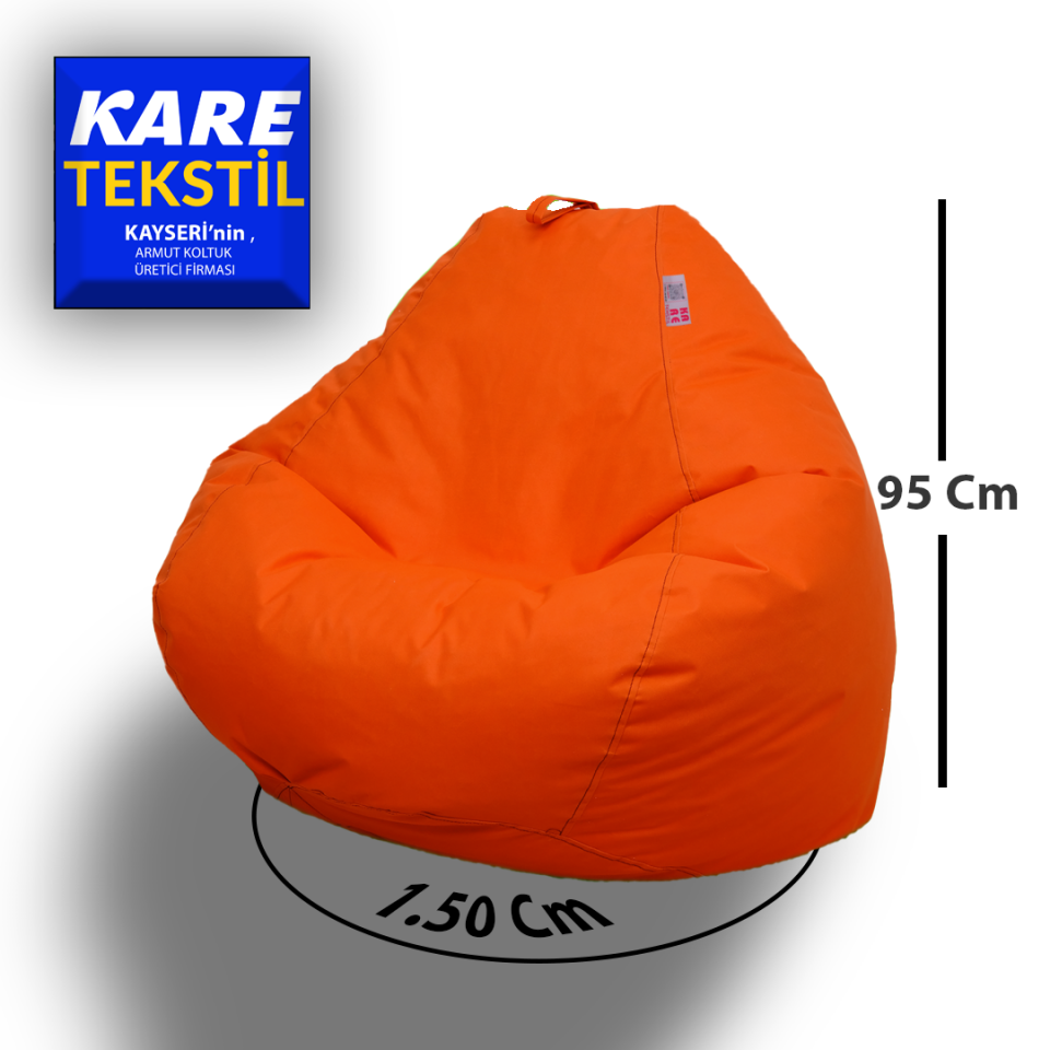 Damla Turuncu Armut Koltuk