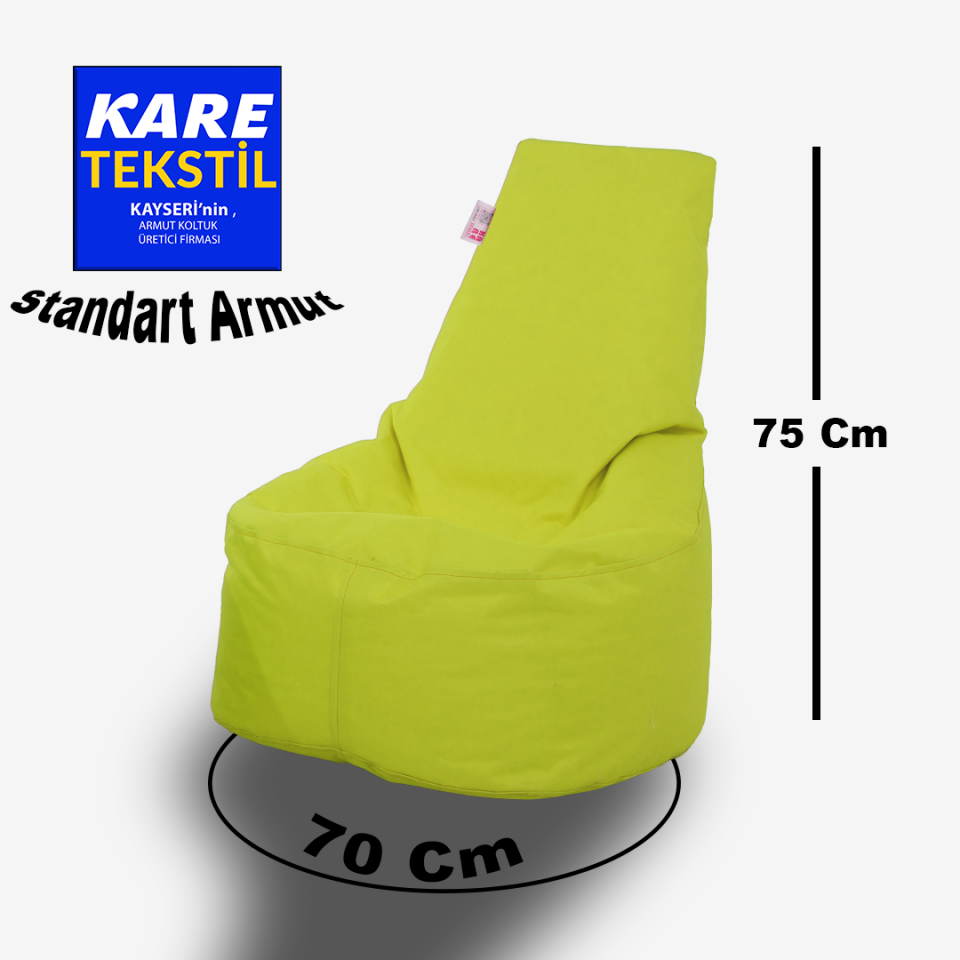 Standart Yeşil Renk ArmutKoltuk