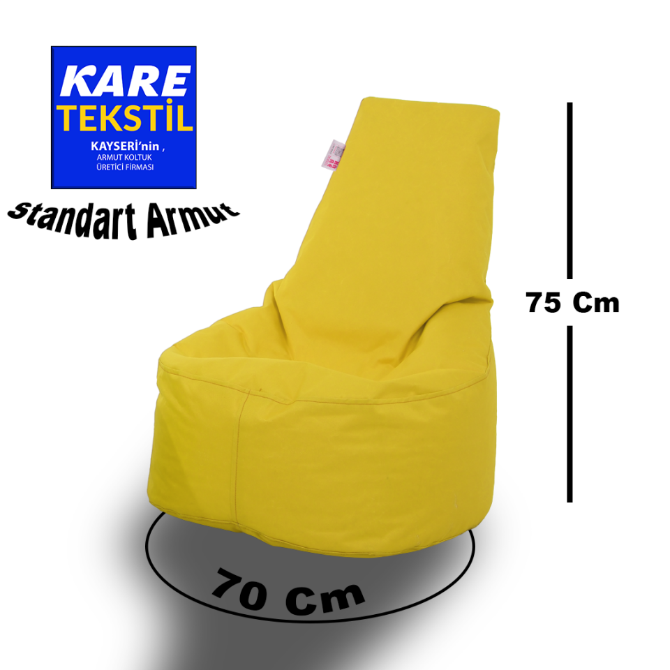 Standart Sarı Renk ArmutKoltuk