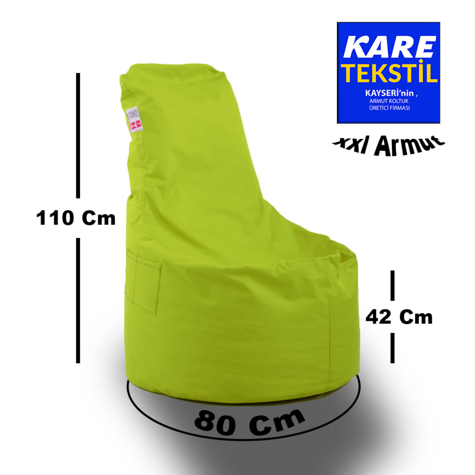 XXL Yeşil ArmutKoltuk