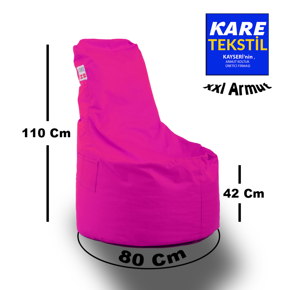 XXL Pembe ArmutKoltuk
